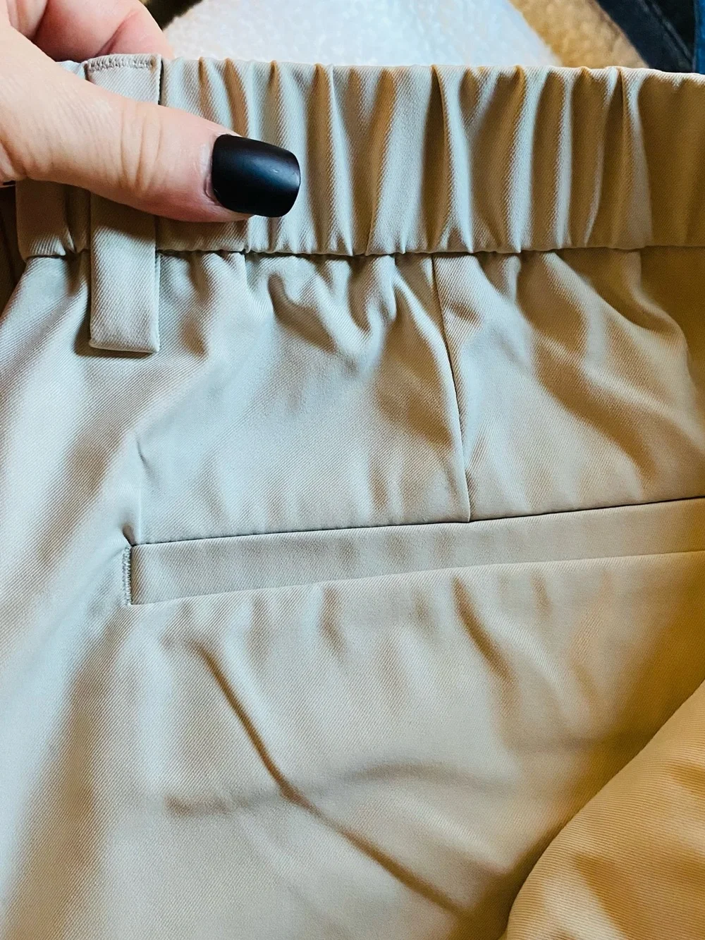 NWT Banana Republic Men’s Khaki Pants 36x34 Slacks Commuter Flex Zipper Pockets